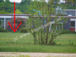 Position des abgebauten 10er Denkmals in ST. P&Ouml;LTEN