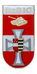 Truppenk&ouml;rperabzeichen des aufgel&ouml;sten Panzerbataillon 10